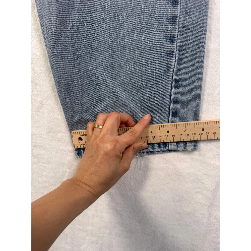 Levis 560 Comfort Fit Jeans Mens 33x32 Light Wash Blue Tapered Leg Vintage 90s